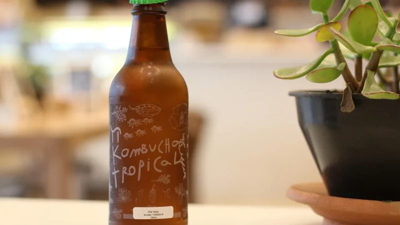 KOMBUCHA IMBIROWA BIO 500 ml – ZAKWASOWNIA