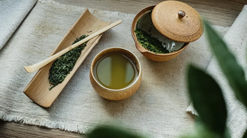 Sencha chińska premium (Pakowanie ozdobne, Rożek celofanowy 40g)