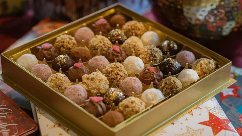 Tartuflanghe Tartufo Czekoladowe Pralinki Pudełko Upominkowe