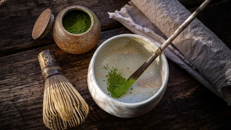 Zestaw Herbata Matcha Bio 30g + Miotełka Chasen